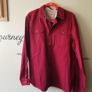 Wrangler mens button up
